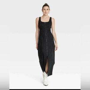 Women's Denim Tailored Corset
Midi Dress